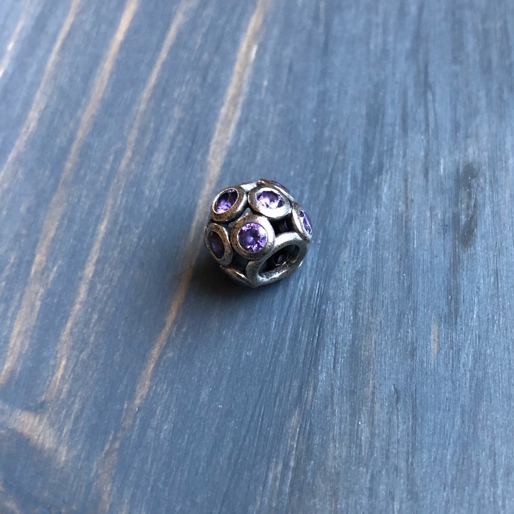 Pandora purple whimsical lights charm